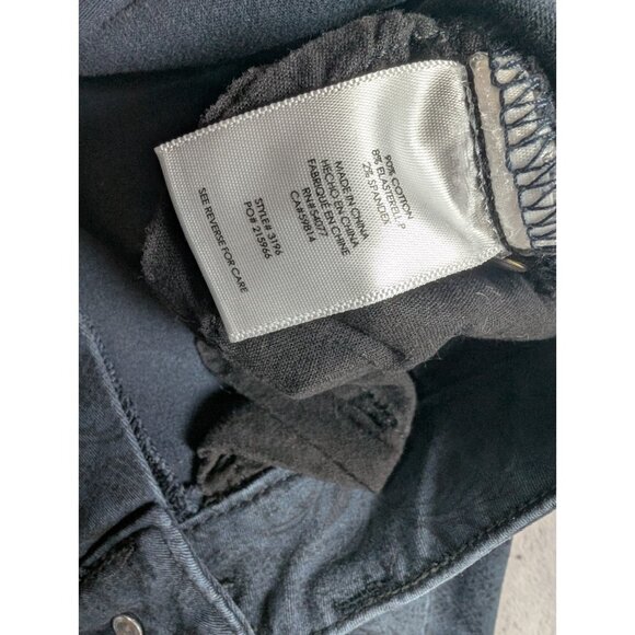 CAbi Curvy Skinny Jeans Womens Size 8 Blue Stretch Floral Print Comfy Casual - Picture 4 of 10